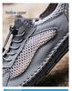 Men's Summer Casual Breathable Mesh Sport Shoes - Hand-stitched, Hollow Design, Large Size