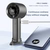 Portable Handheld Fan 100-speed USB Rechargeable Electric Fan Digital Display Home Travel Outdoor Camping Small Cooling Fan