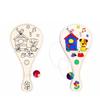 With String DIY Paddle Ball with String Blank Racket Wooden Racket  Educational