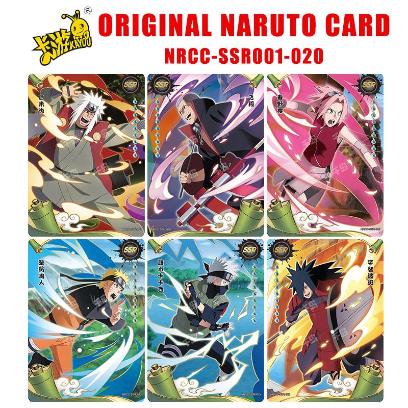KAYOU Genuine Naruto MR UR SP SSR SR R PTR Cards Ninja Age N Edition Anime Itachi Sasuke Kakashi Complete Set Collection Card