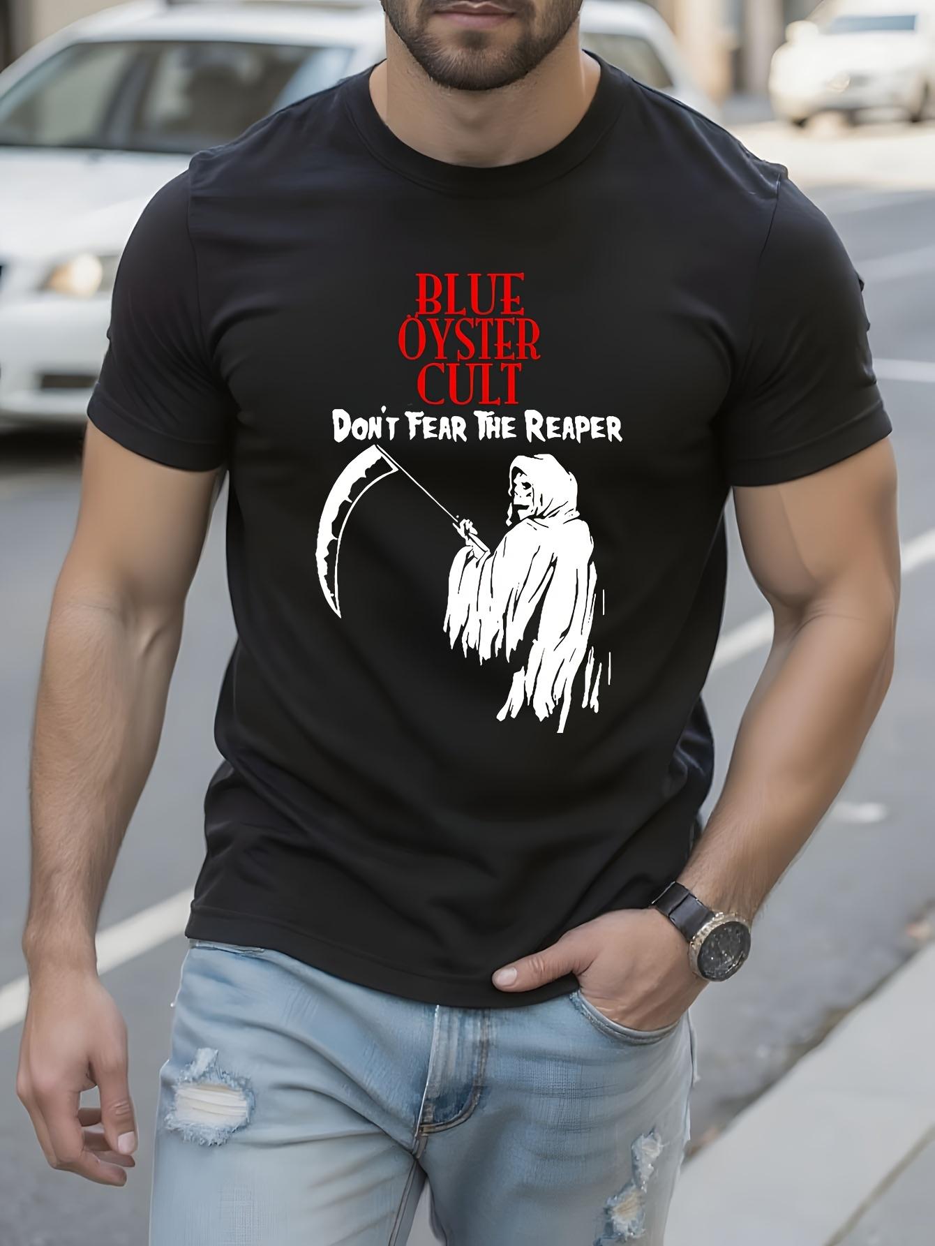 Blue Oyster Cult Don t Fear The Reaper Tshirt - Bold Red ... S