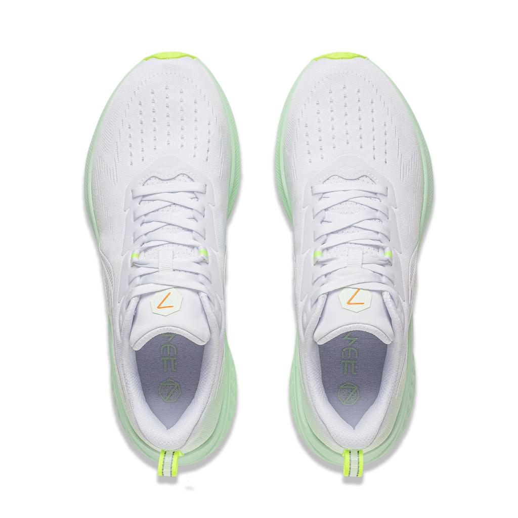 Li Ning Red Hare 7 Cushioning Slip Resistant Lightweight Low Top Running Shoes Women's White Green ARPV024-2