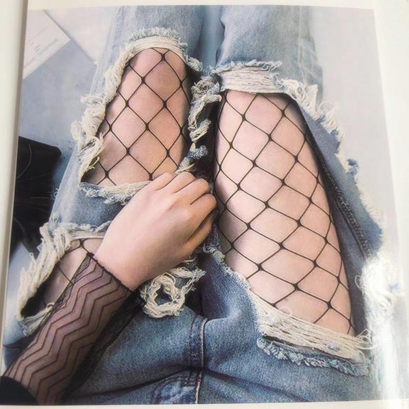

Black Fishnet Stockings For Women, Thigh Hight Fishnet Pantyhose Ladies Fish Net Plus Size One Size Fit All One Size
