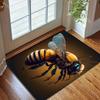 Bee Art Pattern Carpet for Living Room Bedroom Sofa Creative Doormat Home Decor Area Rugged Non-slip Mat Large Size