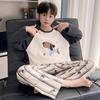 Jungen Baumwoll-Pyjama-Set Langarm Cartoon-Print Nachtwäsche Kinder Teenager 8 Jahre