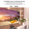 84W 4K 3800 Lumes LED Projector Portable 1080P Full HD Projector Colorful Multimedia Theater HDMI VGA AV Outdoor Home USB