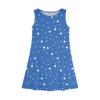 Girl Summer Dress Sleeveless Printed Color Casual Dress