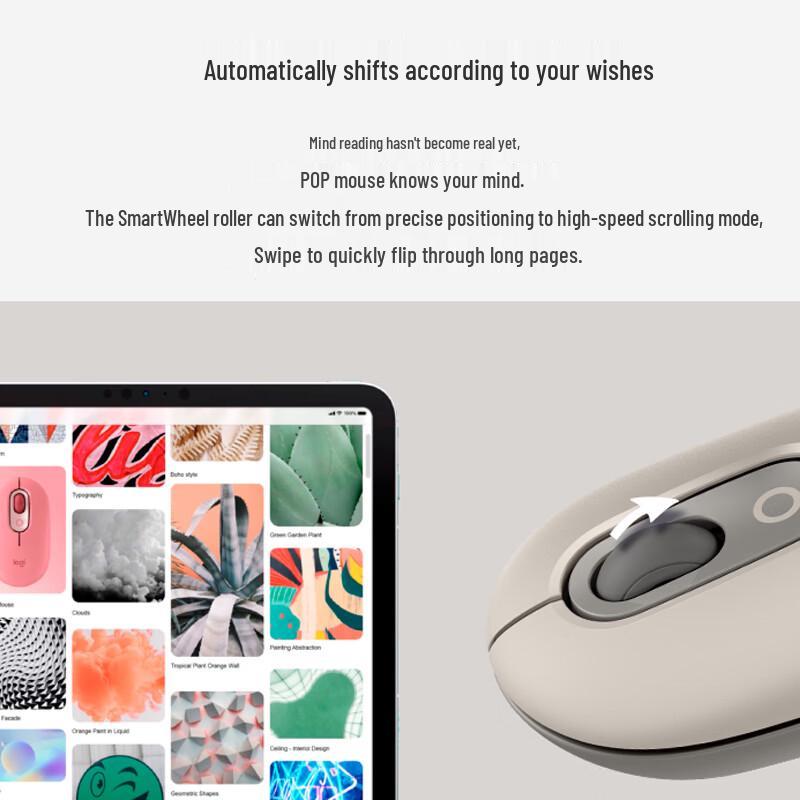 Logitech POP MOUSE Wireless Bluetooth Mouse