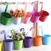 Wrought Iron Hanging Flower Pot for Indoor or Balcony Use, Succulent Wall Planter, No Drainage Hole