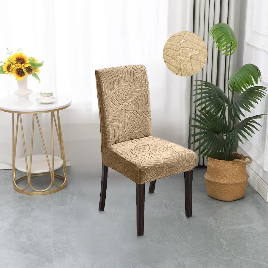 Wasserdichter Europäischer & Amerikanischer Stil Blatt-Jacquard Stretch Stuhlbezug