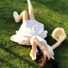 French Sweet Hot Girl Puff Sleeve Floral Summer Dress
