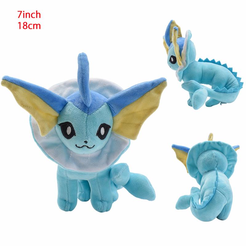 32 Style Eevee Plush Toy Pokemon Eeveelution Umbreon Vaporeon Jolteon Flareon Espeon Leafeon Cartoon Stuffed Animal Doll Peluche