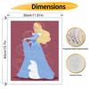 Disney DIY Sleeping Beauty Oil Painting Art Painting Kit Home Wall Decor Handmade Gift Princess Aurora Wall Art Bedroom Craft Supplies
