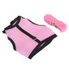 Pet Pink Mesh Traction Harness Chest Back with Leash for Rabbit Guinea Pig Pet SupplyL Pink