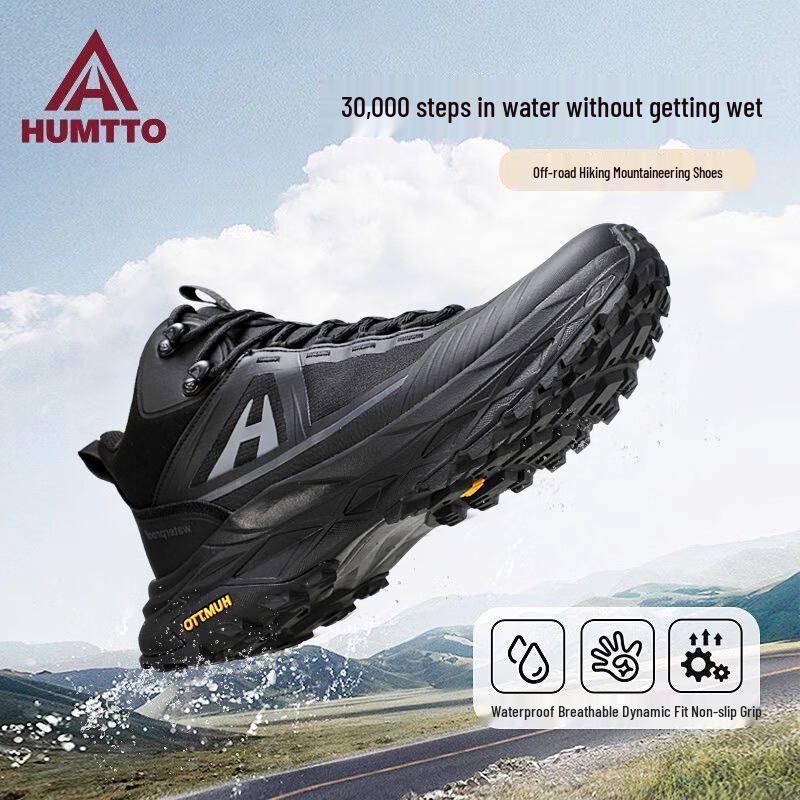 HUMTTO Men s Waterproof High-Top Hiking Boots 41