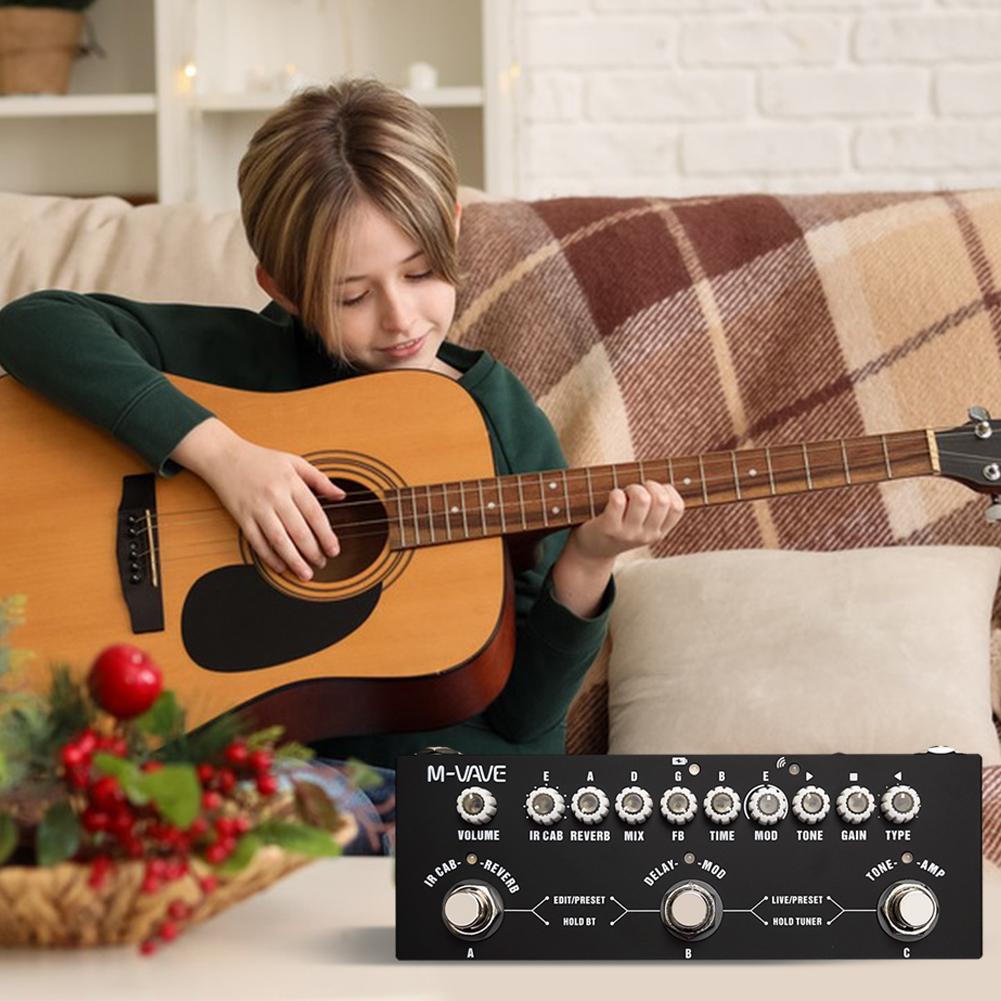 Multifunctional Combined Effect Pedal Delay Reverb MOD IR Cab Digital Multi Effects Guitar Pedal Effector Guitar Accessories