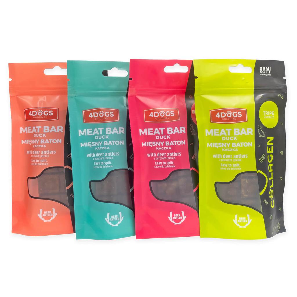 Duck Meat Bars - Rumen and Antlers semi-soft - 2-pack