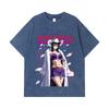 275 GSM Washed T-shirts 100% Cotton One Piece V56 Miss AllSunday Print Unisex Heavy Cotton T Shirt