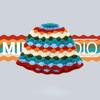 Cute Dopamine Wind Japanese Handmade Crochet Knitted Bucket Hat Rainbow Rhombus Plaid Wool Bucket Winter Basin Hat Bucket Hat