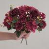 Accessories Simulation Peony Flower Silk Petals Faux Flower Fake Floral Bouquet  Home Decoration
