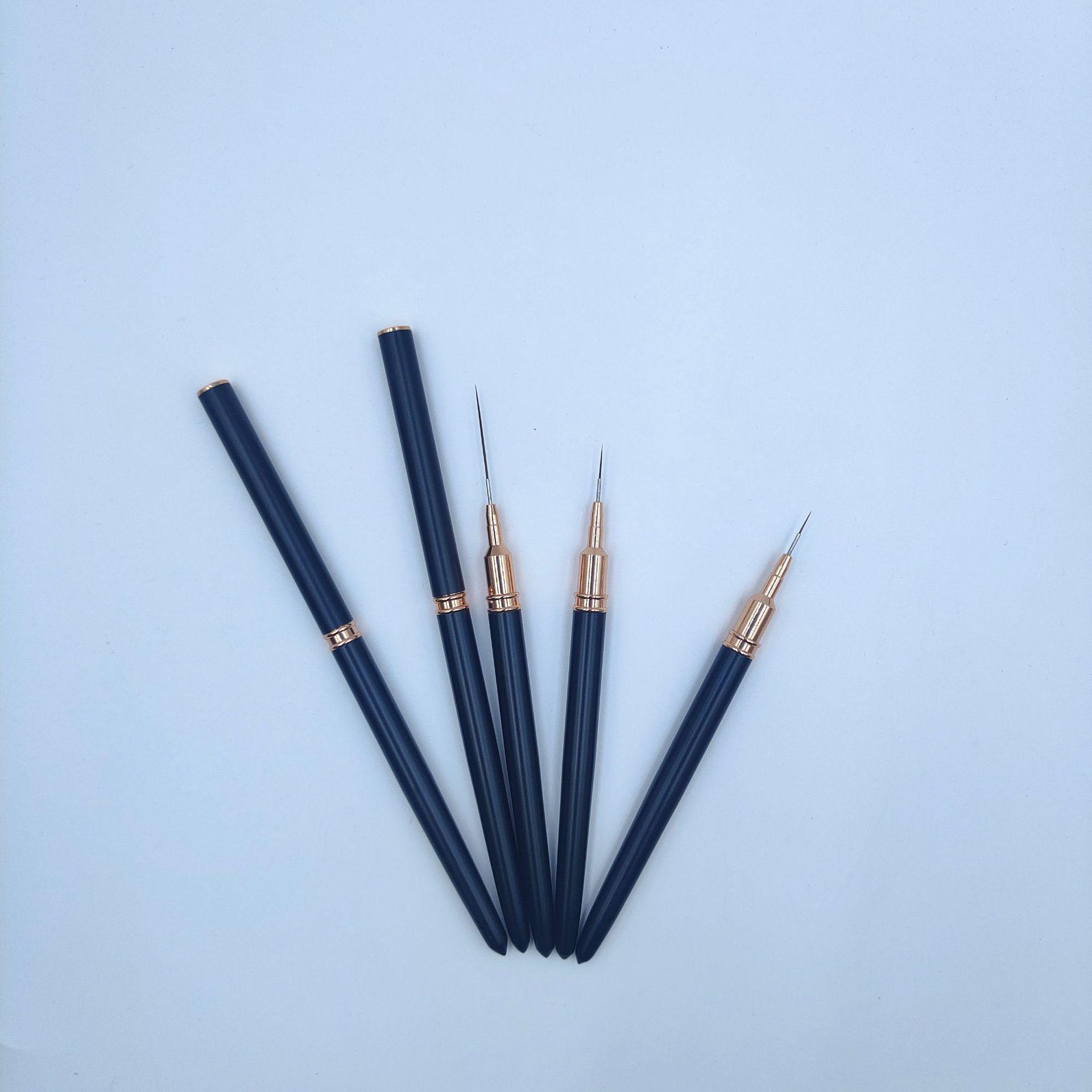 

Набор кистей для ногтей: Инструменты для тонкой линии рисования и живописи с медной трубкой