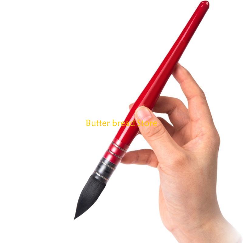 W89C Watercolor Paint Brush Nylon Bristles Paint Brush Fine Detail Paint Brush for Acrylic Gouache Oil Painting Model Drawing