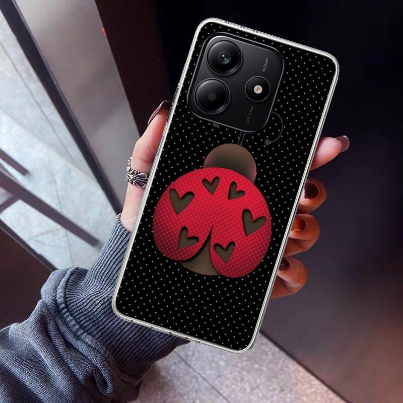 Insect Seven-Star Ladybug Phone Case For Xiaomi Redmi Note 15 14 14S 13 12S 12 Pro Plus 11S 11 10S 10 4G Cover 11E 11T 5G Print