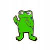 Pinets Pin Mean Frog New Design! Fuck Off