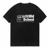 Unisexs Old School Print T Shirts Fashion Unisex Breathable Crewneck Short Sleeve Tee Summer Casual Harajuku Style Loose Tshirt