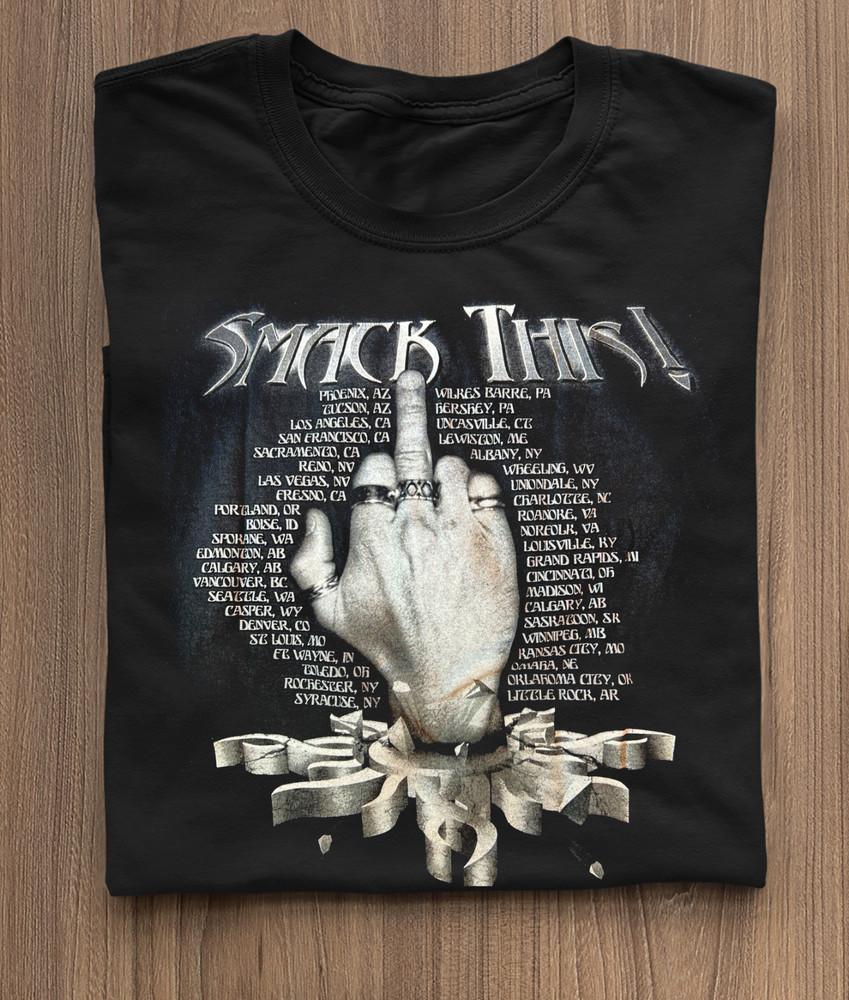 Godsmack Smack This 2003 Tour Concert Short Sleeve Black All Size Shirt AG591 Unisex T-Shirt S