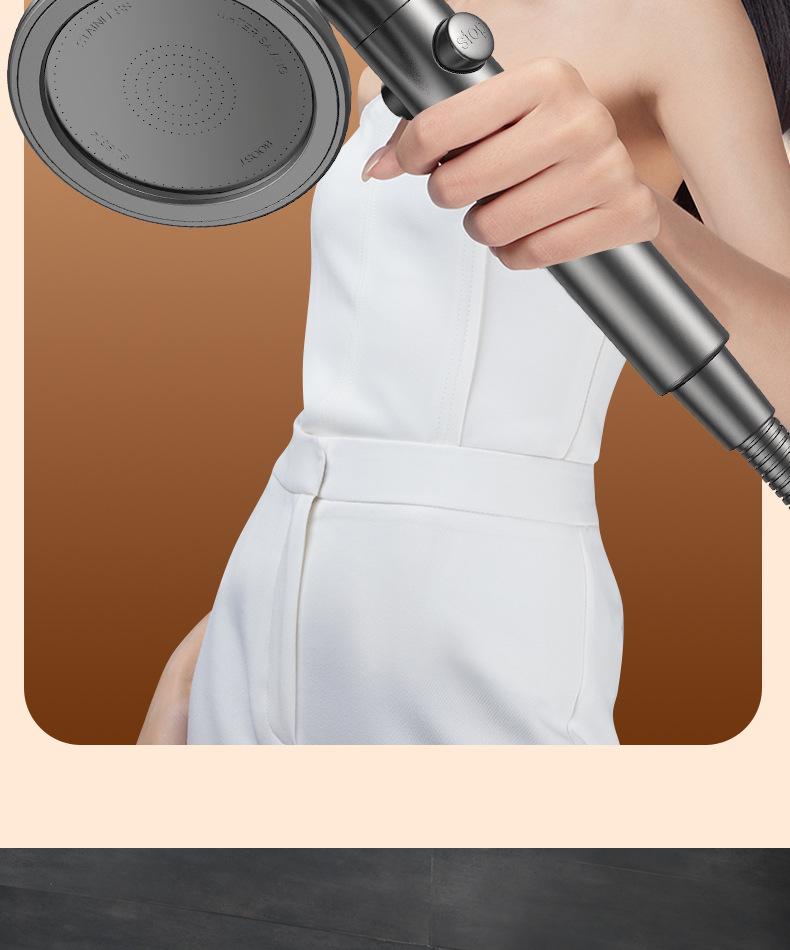Adjustable Rotatable Shower Head for Small Apartments with Strong Water Flow