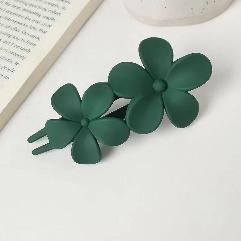 High-End Matte Flower Duckbill Hair Clip for Elegant Updos