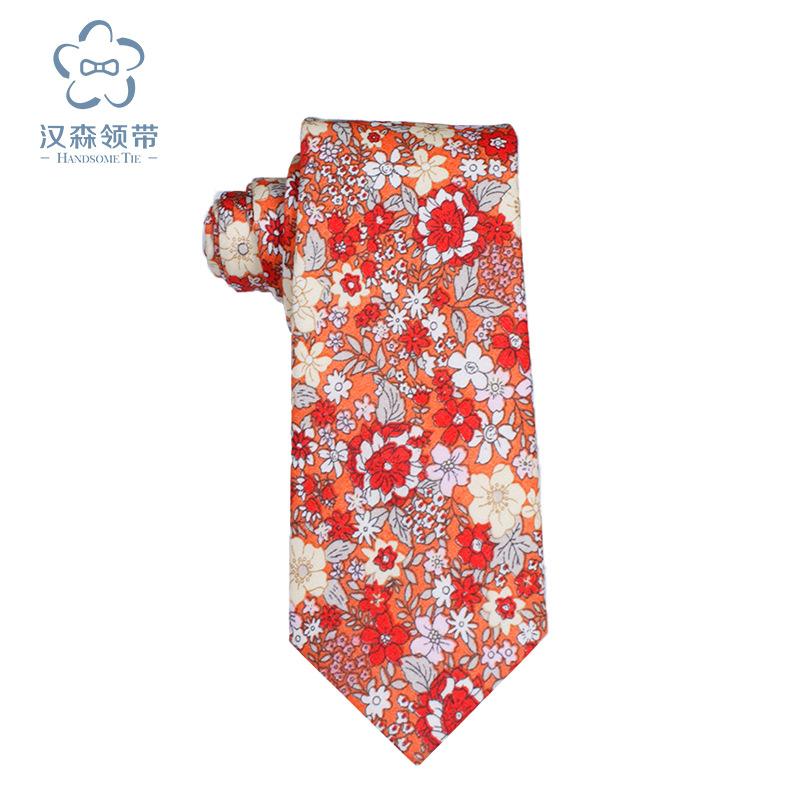 

Tonivani-34 Хлопковый галстук с принтом, Галстук