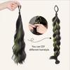 All-in-one Self-winding Hair Bundle Synthetic Flower Bud Hair Bun Hair Bag  For Girls
