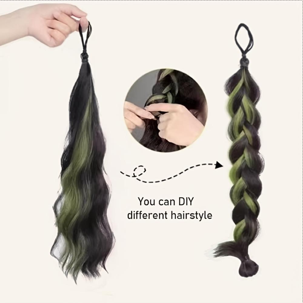 All-in-one Self-winding Hair Bundle Synthetic Flower Bud Hair Bun Hair Bag  For Girls