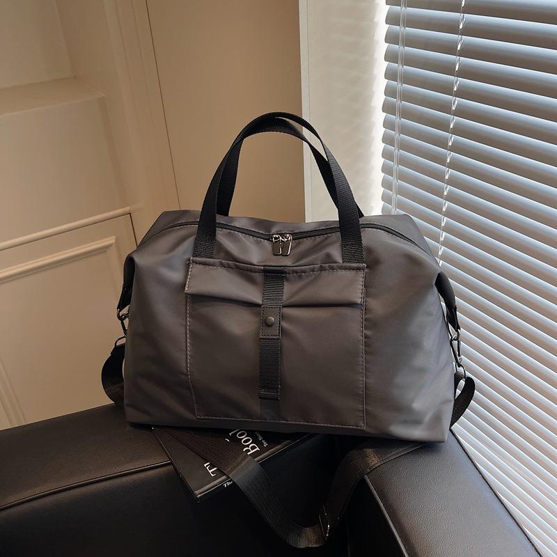 

Краткосрочная командировочная ручная кладь женская дорожная сумка для посадки мужская легкая наплечная для переноски большой вместимости спортивная сумка серый