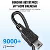 Mini USB Cable USB To Mini B Male Quick Charging Cables for MP3 MP4 Player Car DVR GPS Camera High-speed Data Transfer Wire Cord