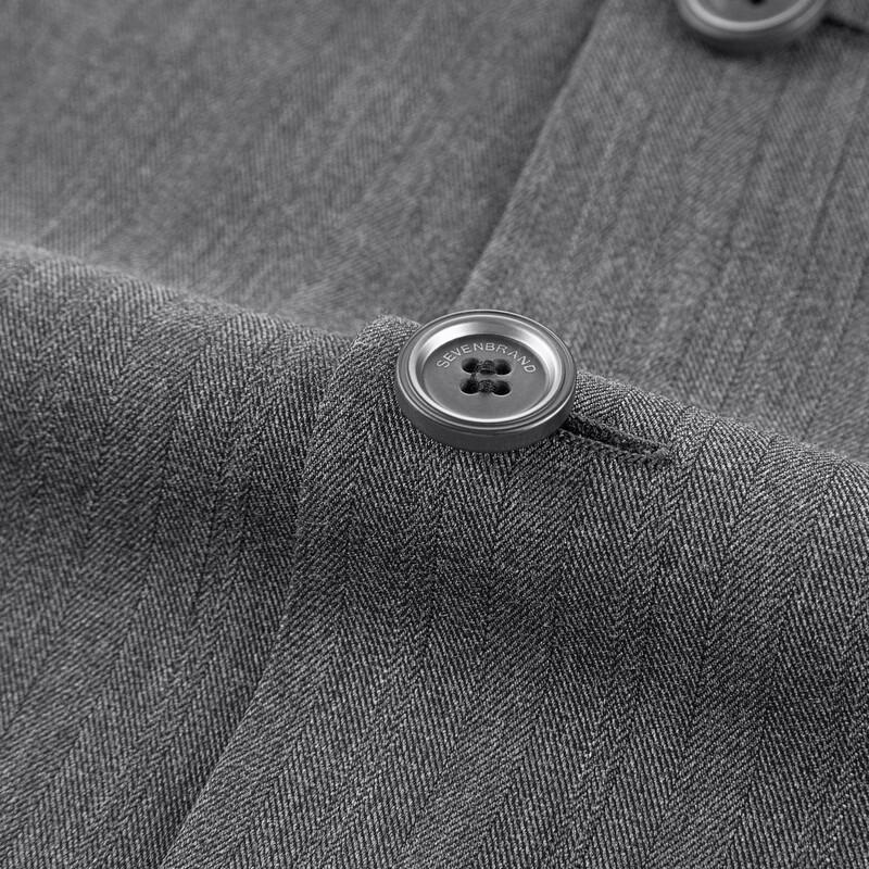 Men's Chinese Style Stand Collar Formal Suit