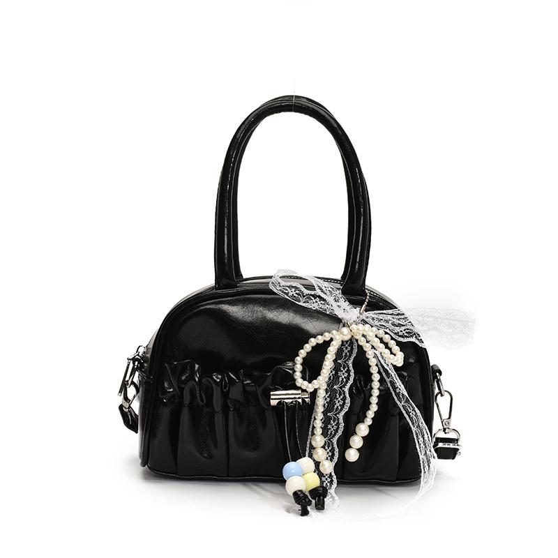 Summer new large-capacity niche design pleated underarm crossbody shoulder bag women's fashion casual handbag
