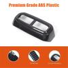 A87Q-For Honda Pilot  2024 ABS Carbon Fiber Car Rear Air Vent Outlet Frame Cover Trim Sticker Accessories
