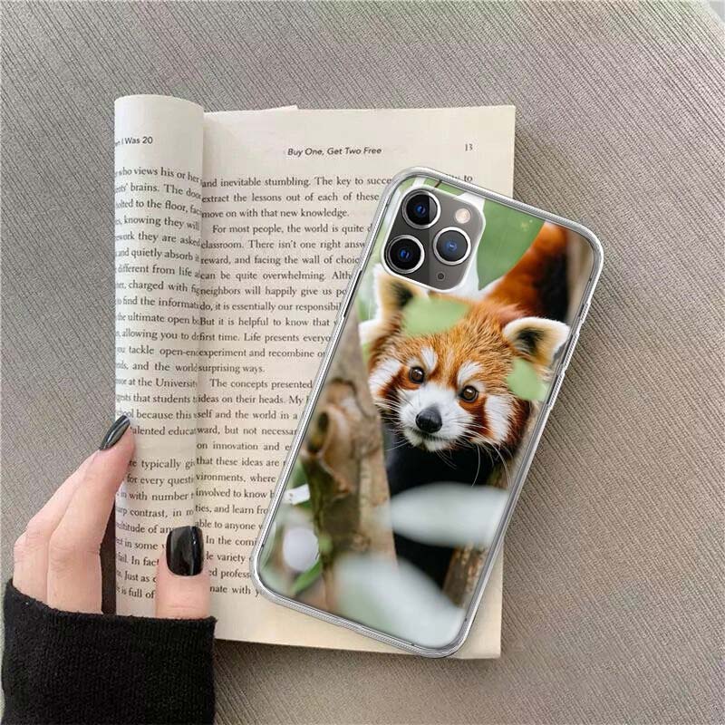 Popular red pandas Phone Case For Apple Iphone 12 13 Mini 14 15 Pro 17 Pro Max Air 11 16E 16 Plus Shell Cover Clear TP