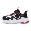 Li Ning Kids Sports Non-Slip Wear-Resistant Low-Top Running Shoes Kids Running Shoes Black White YKNT010-1