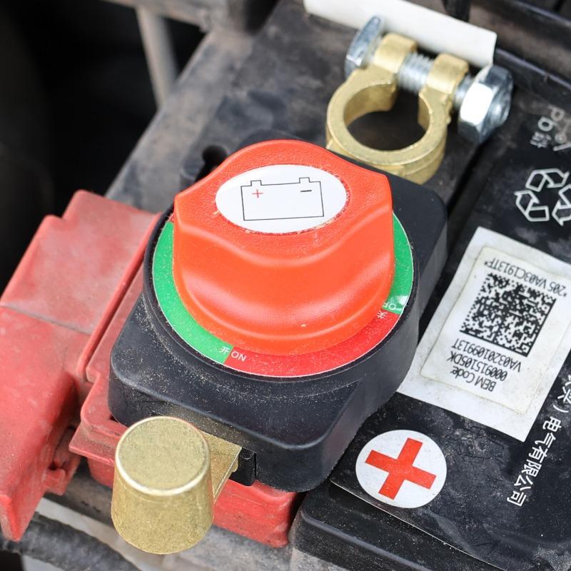 Car Battery Positive Pole Disconnect Universal Switch Corrosion-Resistant for Sedans SUVs Commercial Vehicles 12V-48V Accessorie