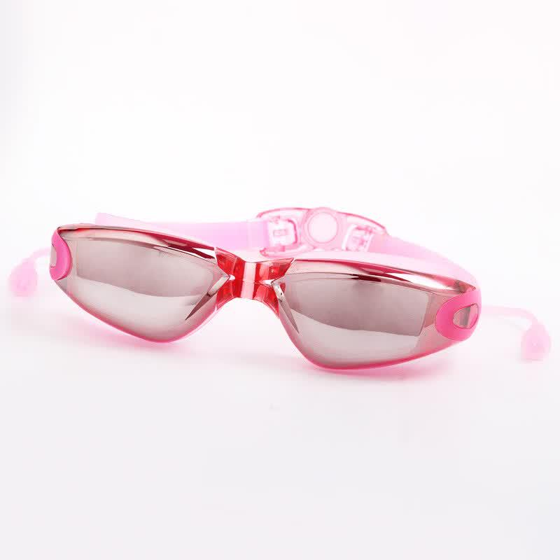 Yuzhan SM233 Anti-Fog Waterproof Swimming Goggles with Integrated Earplugs