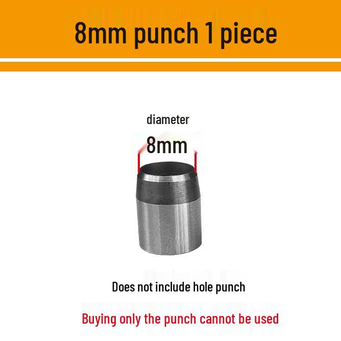 Leather Hole Punch Pliers for Watch Straps and Belts with Transparent Packaging Bag