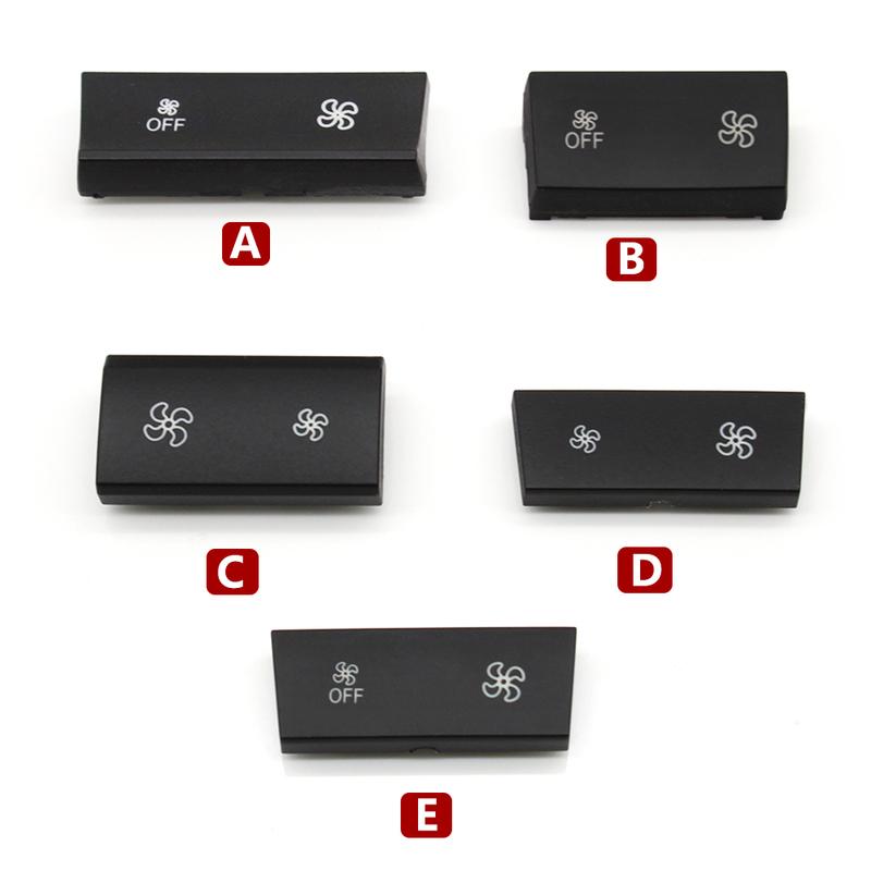 Dashboard AC Climate Ventilation Volume Button Caps For BMW 1 2 3 4 X1 X3 X5 X6 Series F20 F30 F35 F80 F25 F26 E70 E84 E90