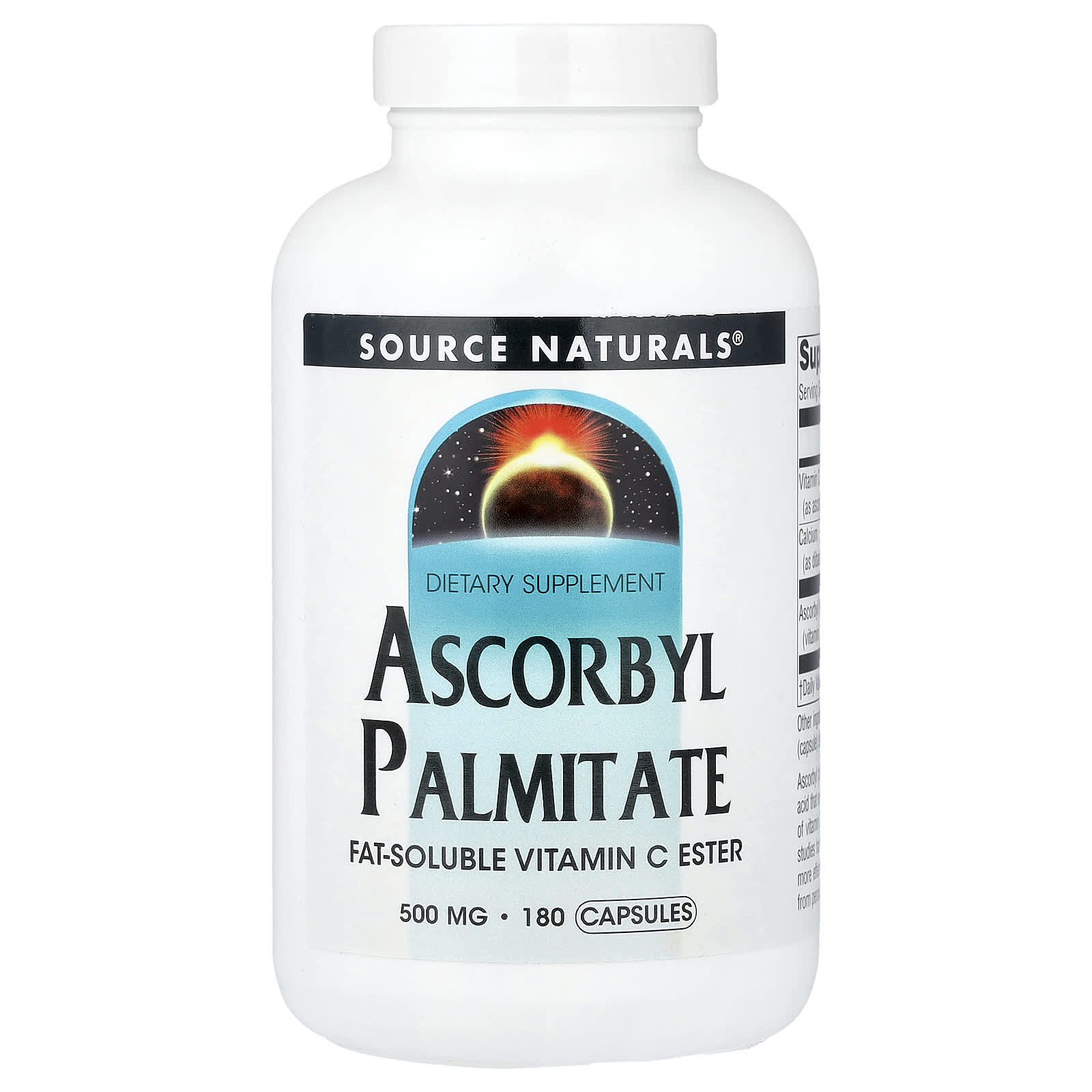 

Source Naturals, Ascorbyl Palmitate, 180 Capsules