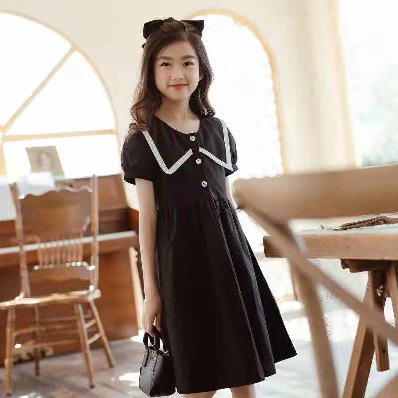 Summer Teenage  Girls' Dress Children Casual School Dresses Costumes Party Princess Kids Clothes Vestidos