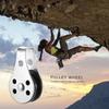 26mm Stainless Steel Pulley Single Wheel Swivel Lifting Rope Pulley Set Lifting Wheel Tools Runner Kayak Boat Accessories