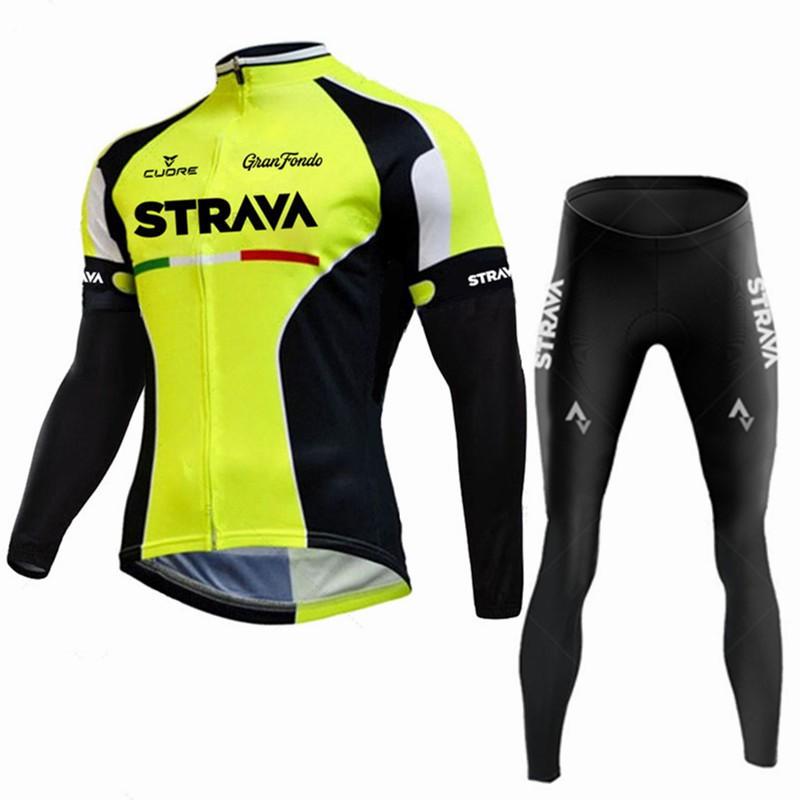 STRAVA Long-sleeved Riding Clothes Mountain Biking Factory Hot Outdoor Breathable Quick-drying